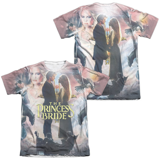 Princess Bride - Soft Collage (Front/back Print) - Adult Poly/cotton Short Sleeve Tee - White T-shirt