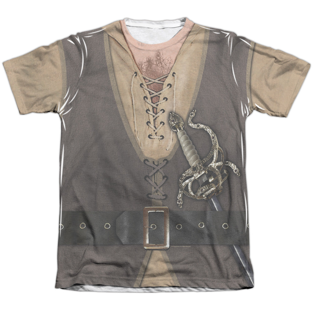 Princess Bride - Montoya Costume - Adult Poly/cotton Short Sleeve Tee - White T-shirt