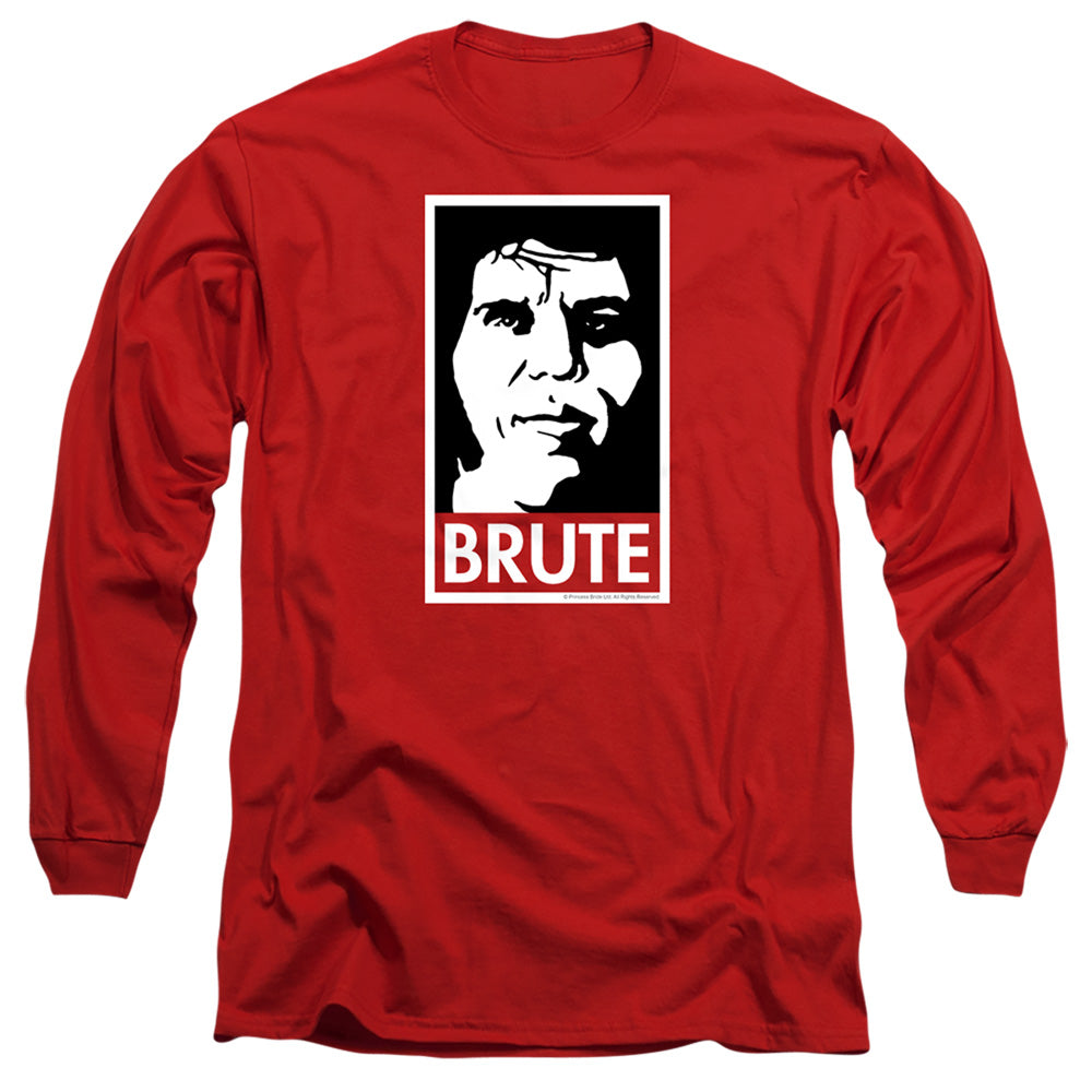 Princess Bride - Brute - Long Sleeve Adult 18/1 - Red T-shirt