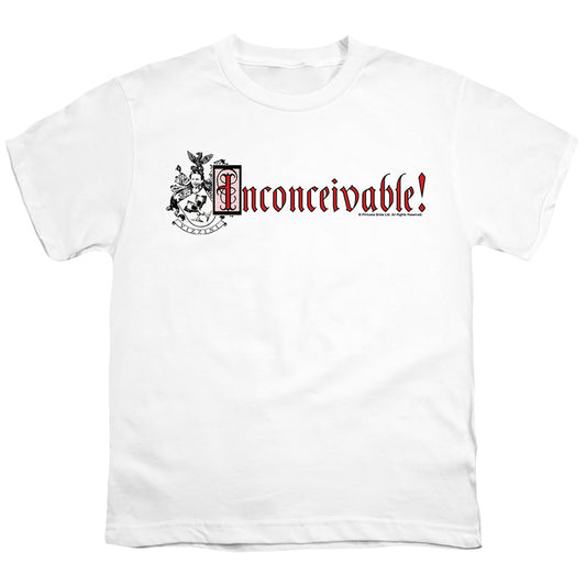 Princess Bride - Vizzini Crest - Short Sleeve Youth 18/1 - White T-shirt