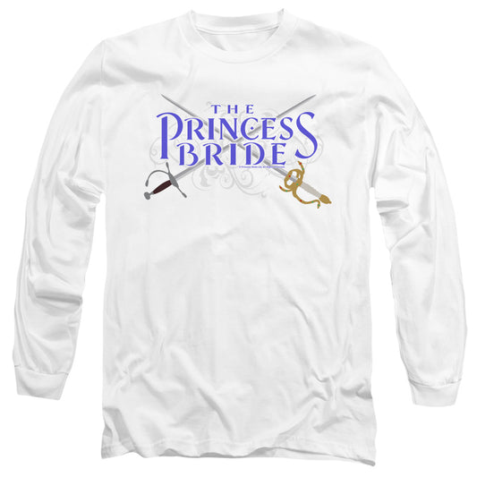 Princess Bride - Swords - Long Sleeve Adult 18/1 - White T-shirt