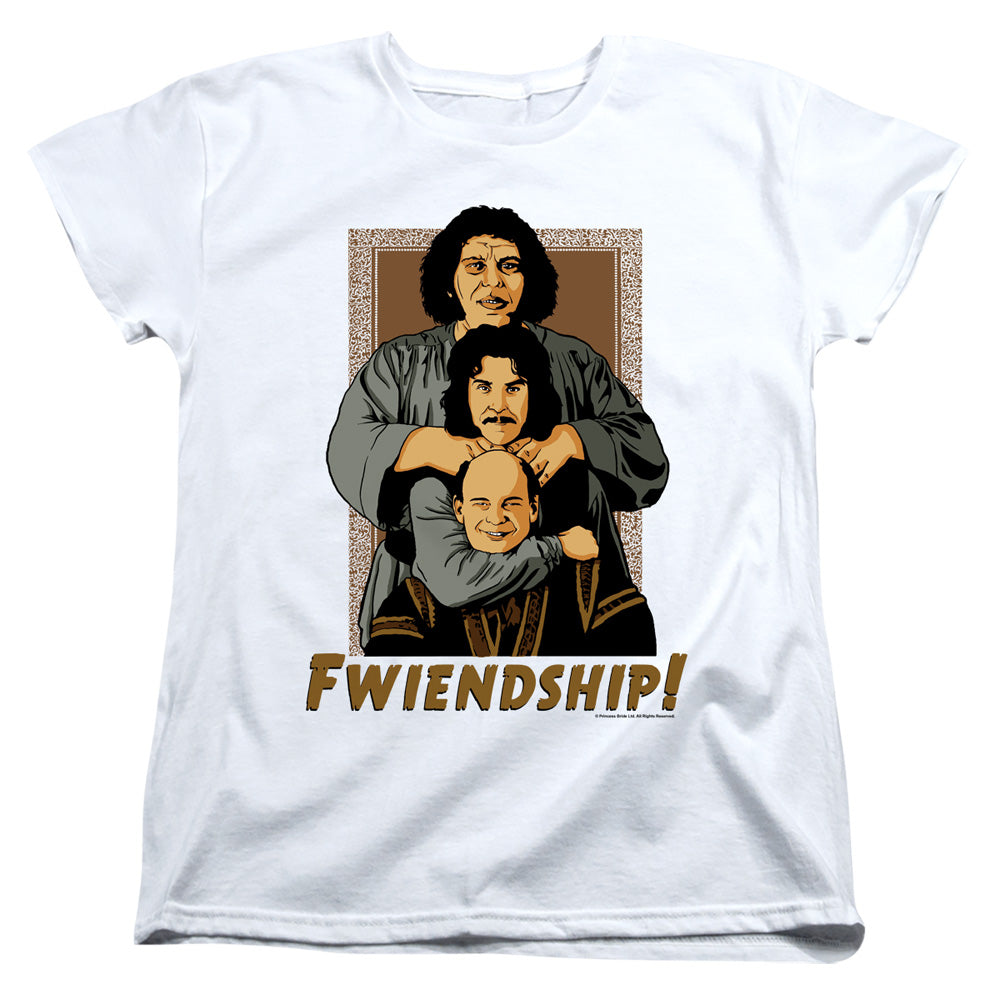 Princess Bride - Fwiendship - Short Sleeve Womens Tee - White T-shirt