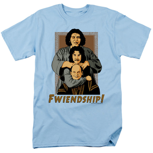 Princess Bride - Fwiendship - Short Sleeve Adult 18/1 - Light Blue T-shirt