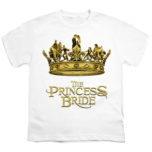 Princess Bride - Crown - Short Sleeve Youth 18/1 - White T-shirt