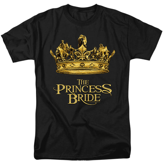 Princess Bride - Crown - Short Sleeve Adult 18/1 - Black T-shirt