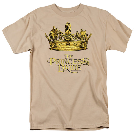 Princess Bride - Crown - Short Sleeve Adult 18/1 - Sand T-shirt