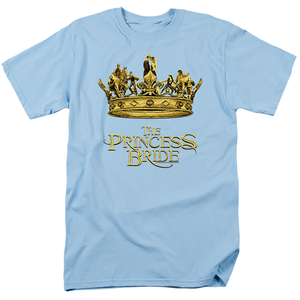 Princess Bride - Crown - Short Sleeve Adult 18/1 - Light Blue T-shirt