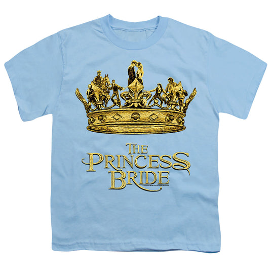 Princess Bride - Crown - Short Sleeve Youth 18/1 - Light Blue T-shirt