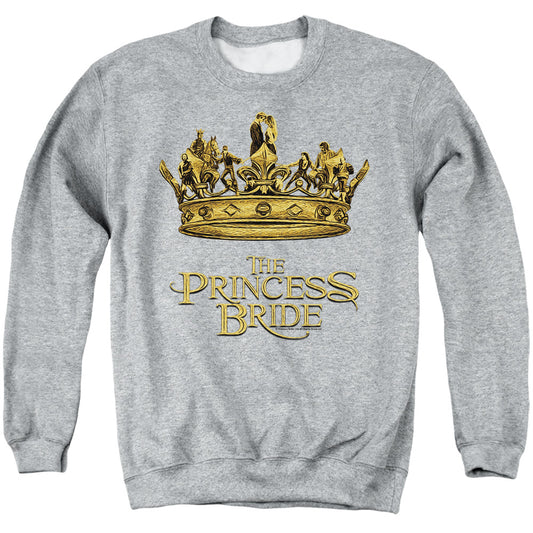 Princess Bride - Crown - Adult Crewneck Sweatshirt - Athletic Heather