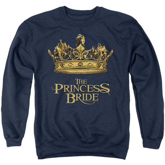Princess Bride - Crown - Adult Crewneck Sweatshirt - Navy