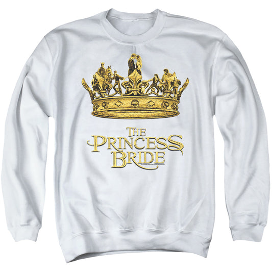 Princess Bride - Crown - Adult Crewneck Sweatshirt - White