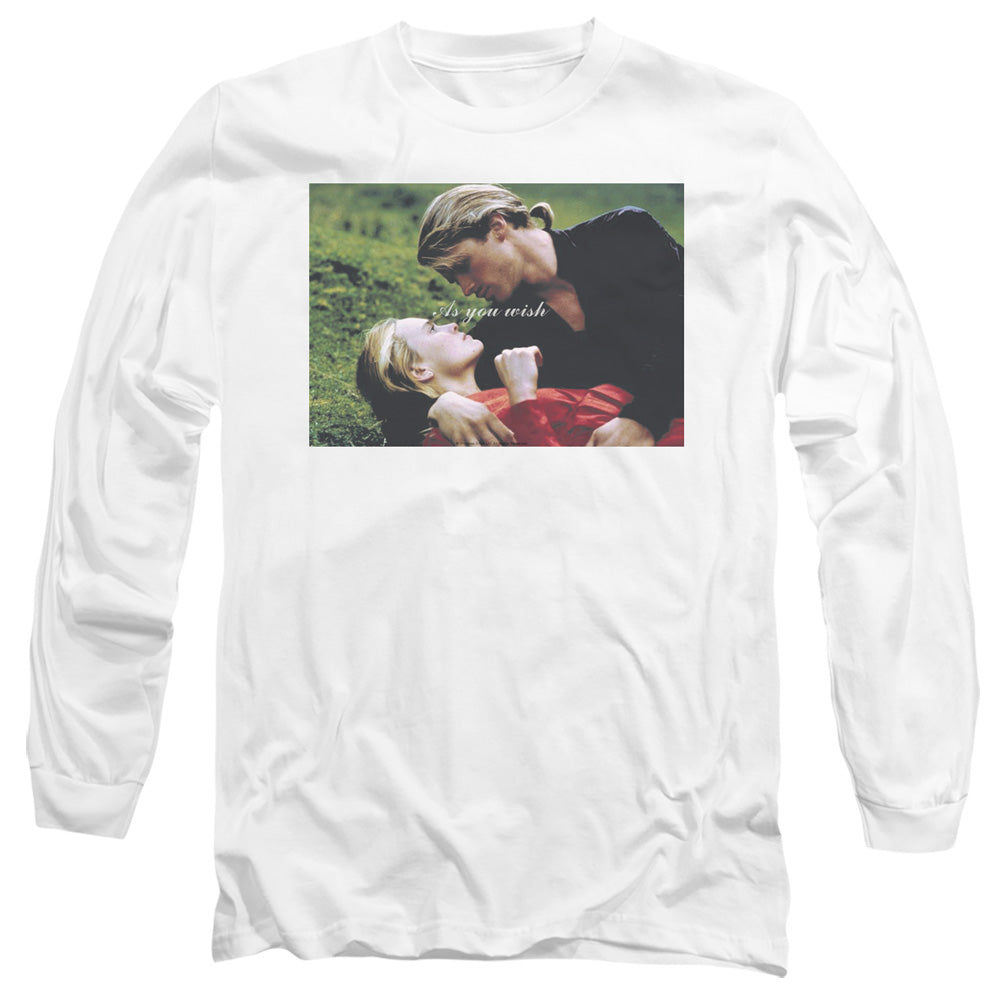 Princess Bride - As You Wish - Long Sleeve Adult 18/1 - White T-shirt