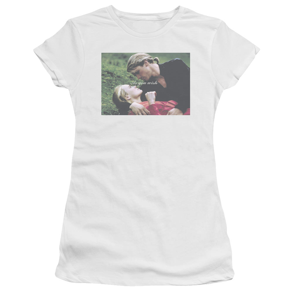 Princess Bride - As You Wish - Short Sleeve Junior Sheer - White T-shirt