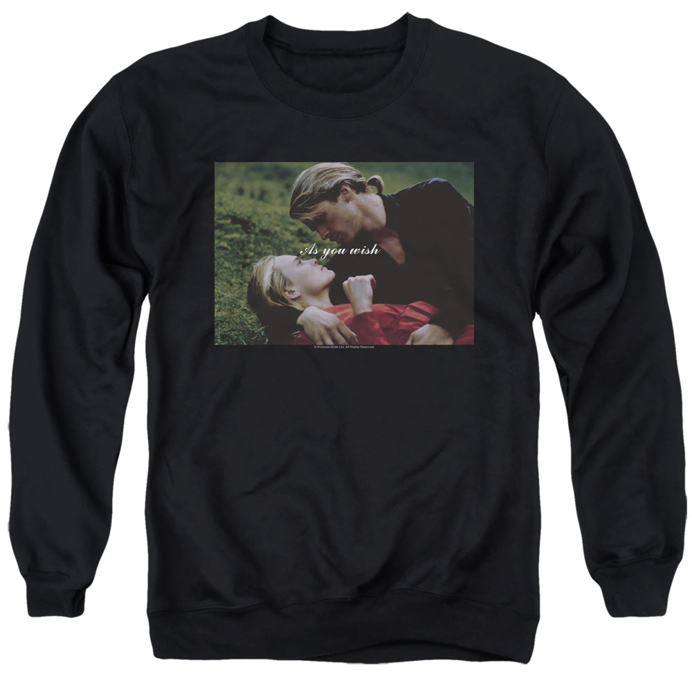Princess Bride - As You Wish - Adult Crewneck Sweatshirt - Black