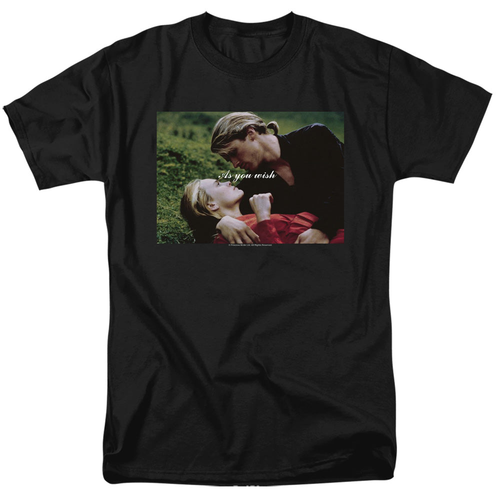 Princess Bride - As You Wish - Short Sleeve Adult 18/1 - Black T-shirt