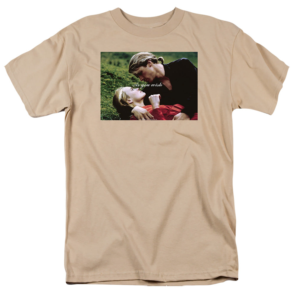 Princess Bride - As You Wish - Short Sleeve Adult 18/1 - Sand T-shirt