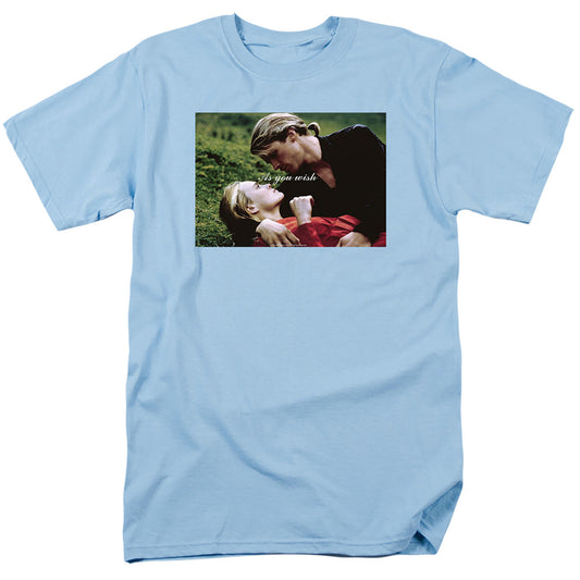 Princess Bride - As You Wish - Short Sleeve Adult 18/1 - Light Blue T-shirt
