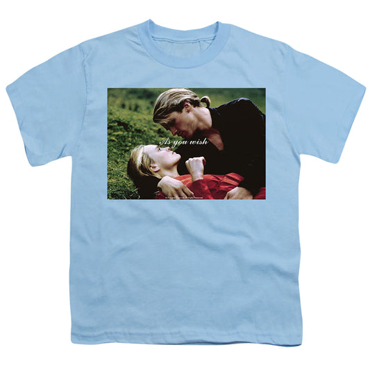 Princess Bride - As You Wish - Short Sleeve Youth 18/1 - Light Blue T-shirt