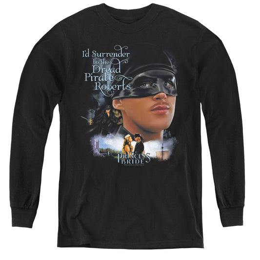 Princess Bride - Surrender - Youth Long Sleeve Tee - Black