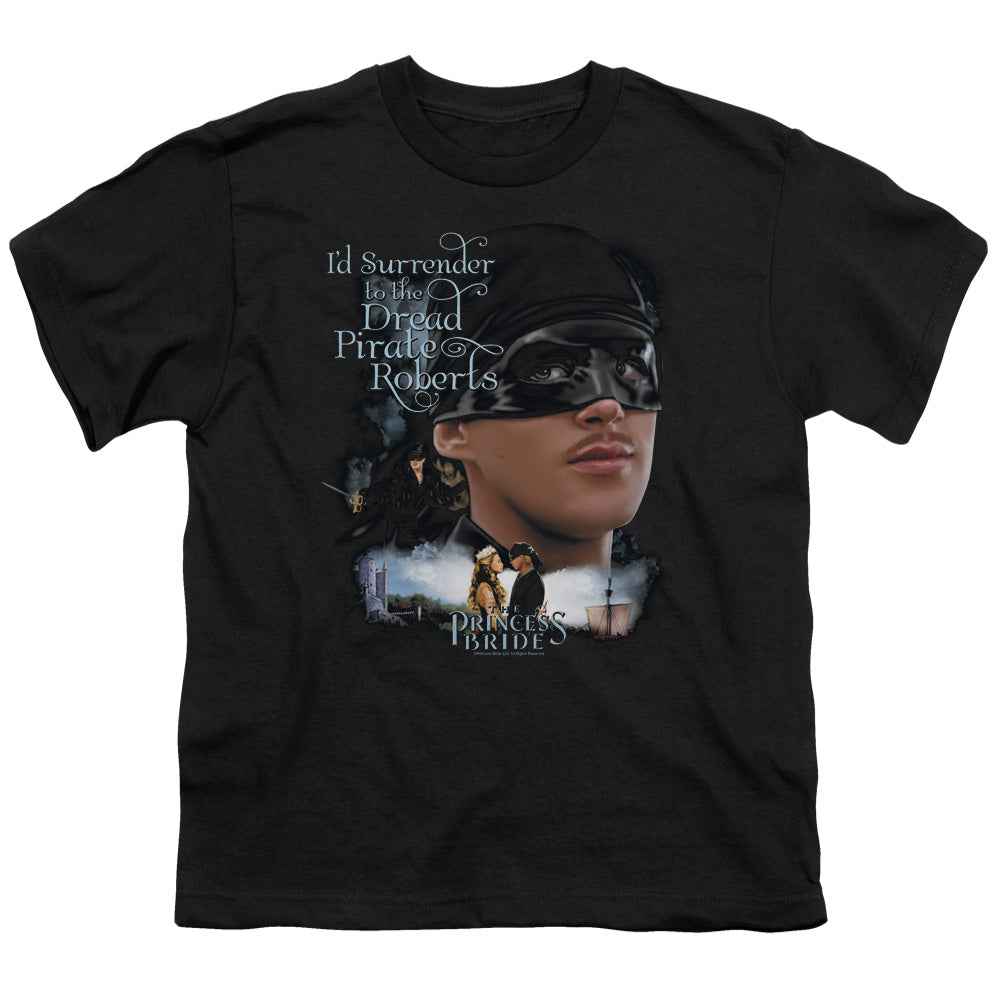 Princess Bride - Surrender - Short Sleeve Youth 18/1 - Black T-shirt