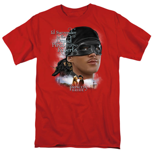 Princess Bride - Surrender - Short Sleeve Adult 18/1 - Red T-shirt