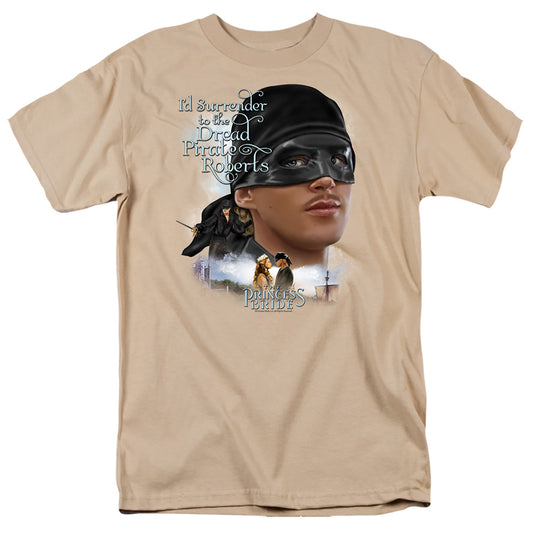 Princess Bride - Surrender - Short Sleeve Adult 18/1 - Sand T-shirt