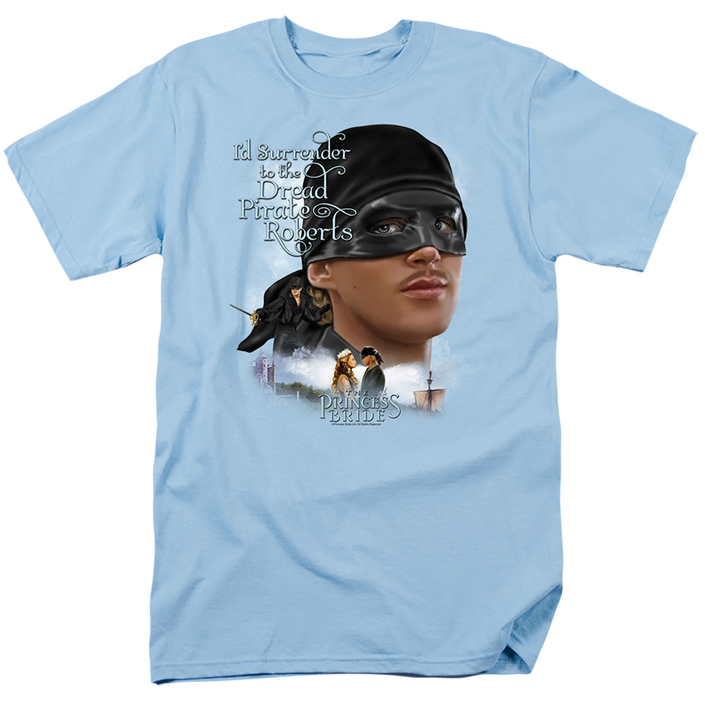 Princess Bride - Surrender - Short Sleeve Adult 18/1 - Light Blue T-shirt