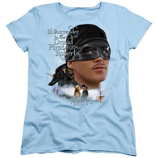 Princess Bride - Surrender - Short Sleeve Womens Tee - Light Blue T-shirt