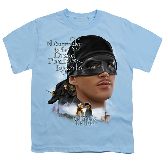 Princess Bride - Surrender - Short Sleeve Youth 18/1 - Light Blue T-shirt