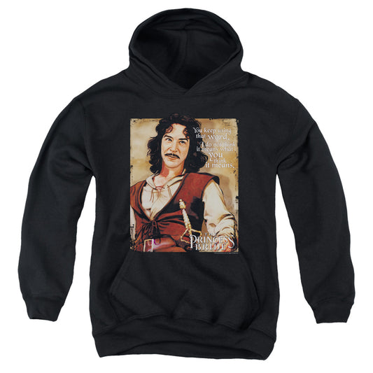 Princess Bride - Word - Youth Pull-over Hoodie - Black