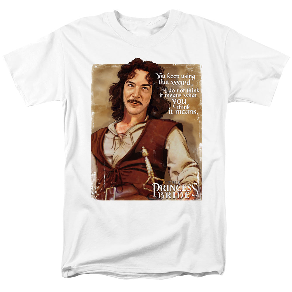Princess Bride - Word - Short Sleeve Adult 18/1 - White T-shirt