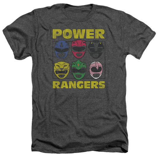 Powr Rangers - Ranger Heads - Adult Heather - Charcoal