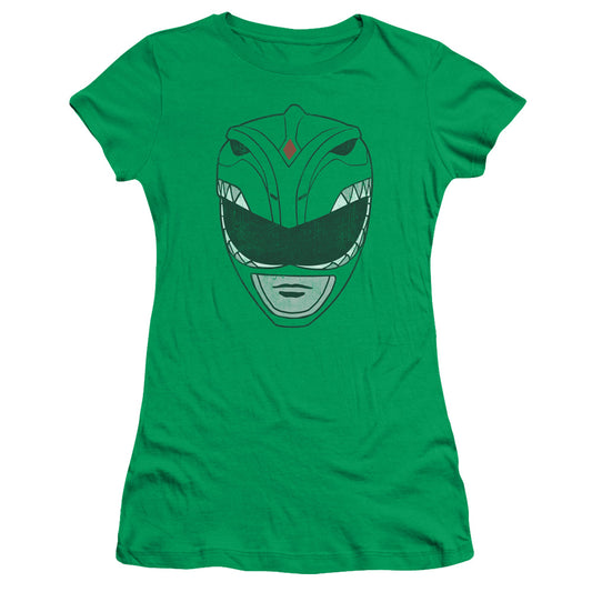 Power Rangers - Green Ranger - Short Sleeve Junior Sheer - Kelly Green T-shirt