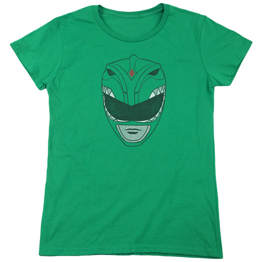 Power Rangers - Green Ranger - Short Sleeve Womens Tee - Kelly Green T-shirt