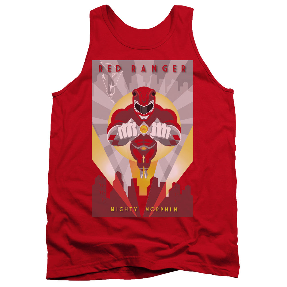 Power Rangers - Red Deco - Adult Tank - Red