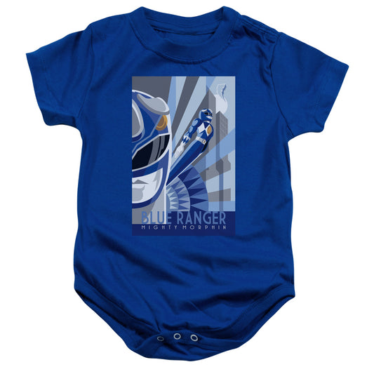 Power Rangers Blue Ranger Deco-infant Snapsuit-royal