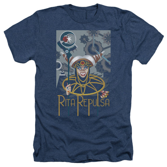 Power Rangers - Rita Deco - Adult Heather - Navy