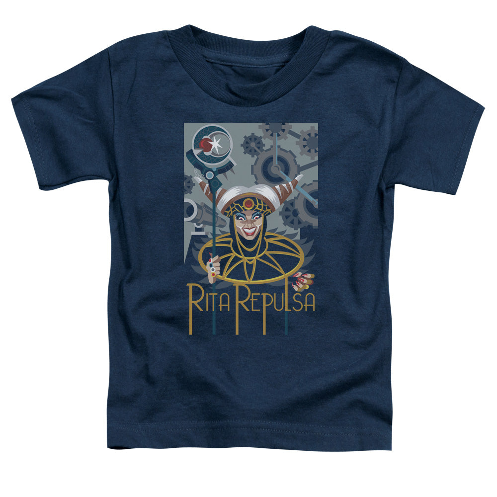 Power Rangers - Rita Deco - Short Sleeve Toddler Tee - Navy T-shirt