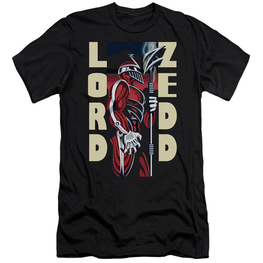 Power Rangers - Zedd Deco - Short Sleeve Adult 30/1 - Black T-shirt