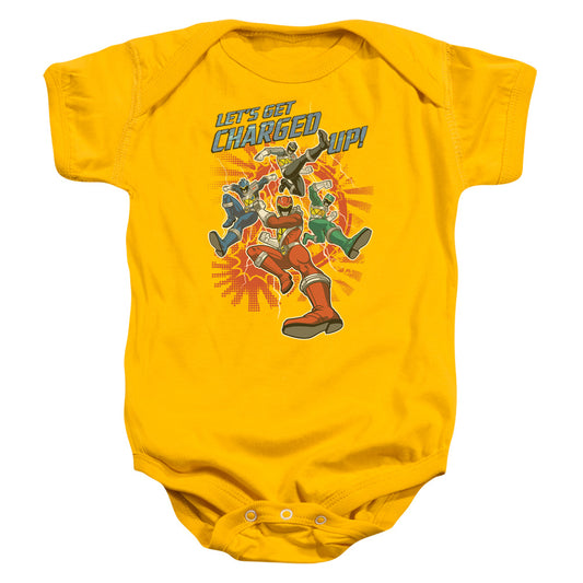 Power Rangers - Charged Up-infant Snapsuit - Gold