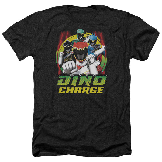 Power Rangers - Dino Lightning - Adult Heather-black