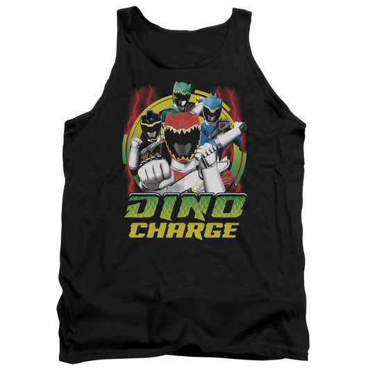 Power Rangers - Dino Lightning - Adult Tank - Black