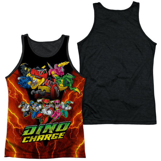 Power Rangers - Zord Power - Adult Poly Tank Top Black Back - White
