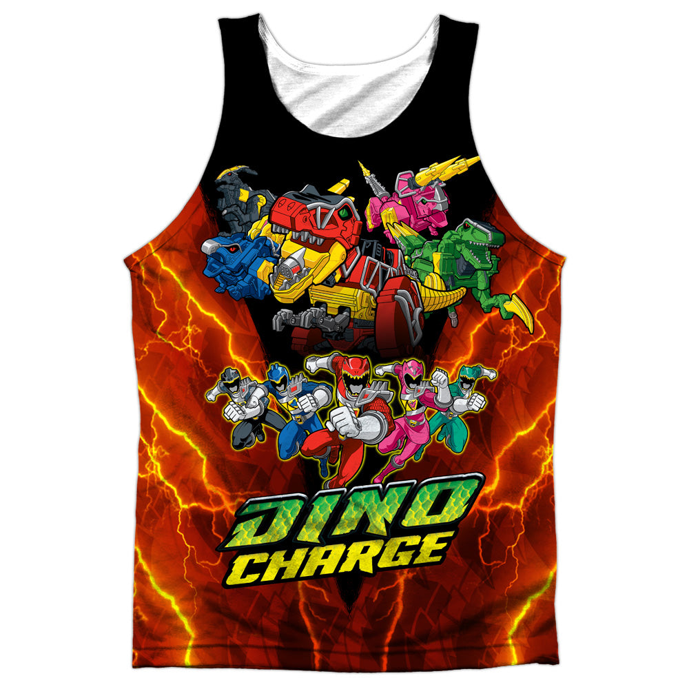 Power Rangers - Zord Power - Adult 100% Poly Tank Top - White