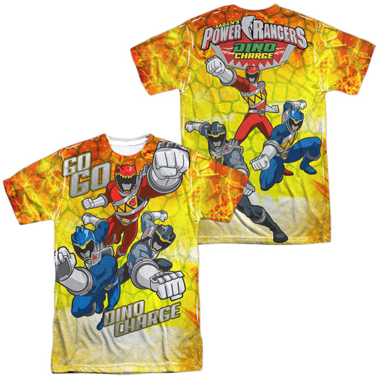 POWER RANGERS GO GO DINO CHARGE (FRONT/BACK PRINT)-S/S ADULT T-Shirt