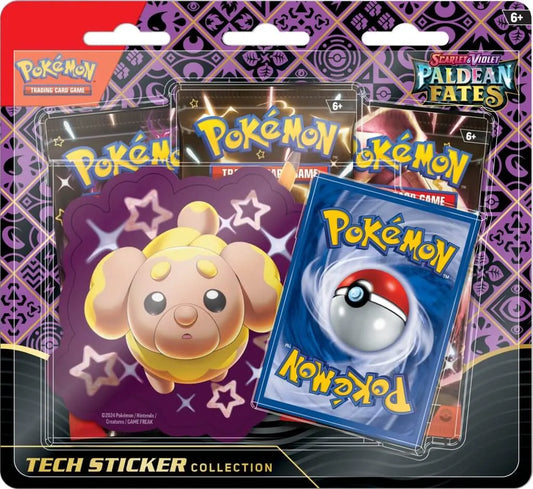 Pokemon TCG Scarlet & Violet 4.5 Paldean Fates Tech Sticker Blister