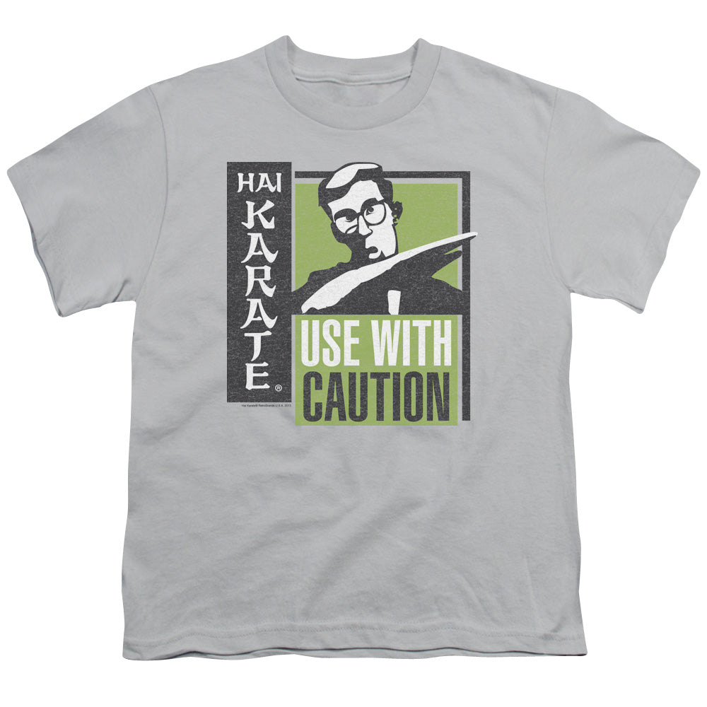 Hai Karate - Karate Chop - Short Sleeve Youth 18/1 - Silver T-shirt