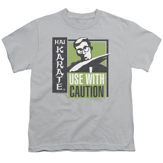 Hai Karate - Karate Chop - Short Sleeve Youth 18/1 - Silver T-shirt