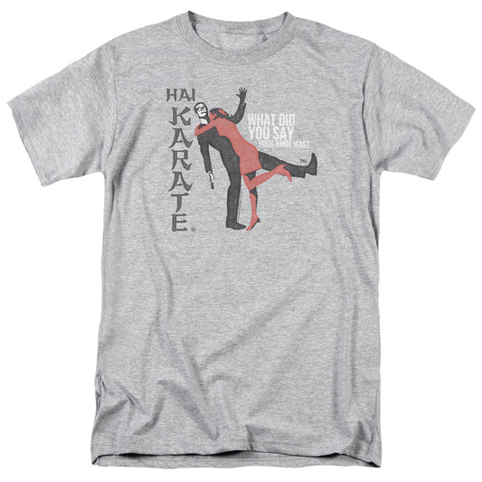 Hai Karate - Name - Short Sleeve Adult 18/1 - Athletic Heather T-shirt