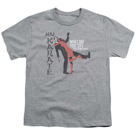 Hai Karate - Name - Short Sleeve Youth 18/1 - Athletic Heather T-shirt
